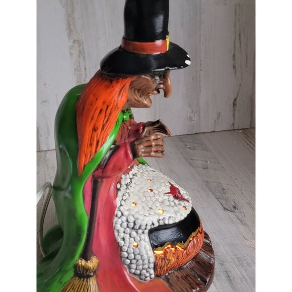 Vintage witch cauldron devil potion ceramic Halloween home cauldron - Picture 8 of 9